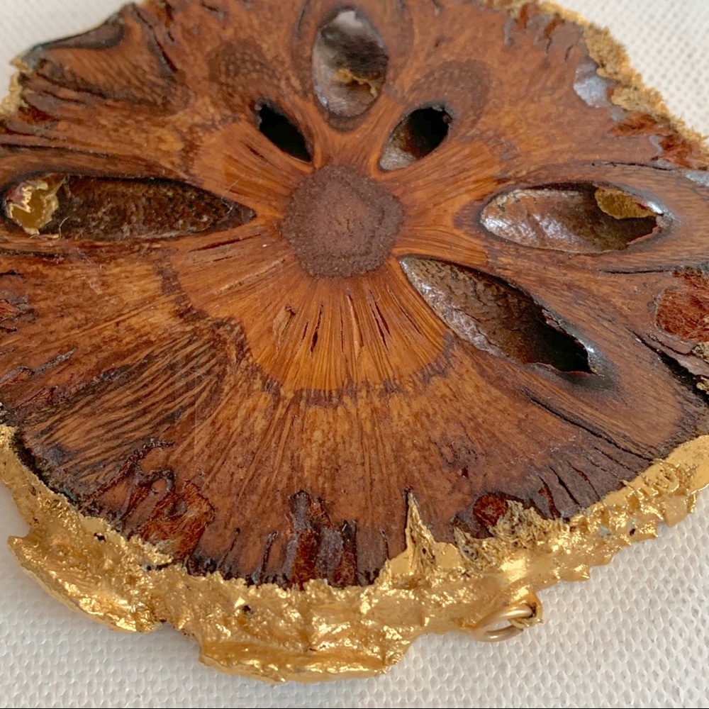 One of a Kind Banksia Wood Pod Pendant Necklace - Picture 6 of 8